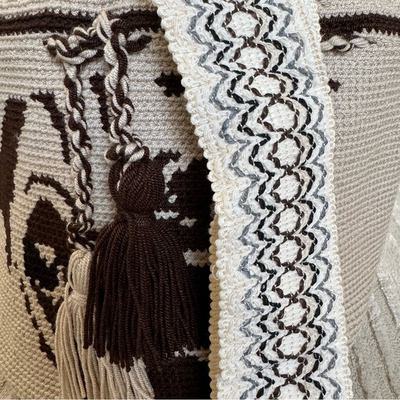 Pug Dog Tote Shoulder Bag Brown/ Black HANDMADE - Picture 5 of 7